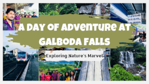 A thrilling day of adventure at Galboda Falls, with hikers exploring the trail and taking in the breathtaking views.