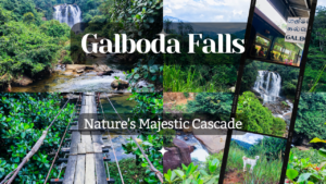 A breathtaking view of Galboda Falls, a majestic waterfall surrounded by lush greenery.